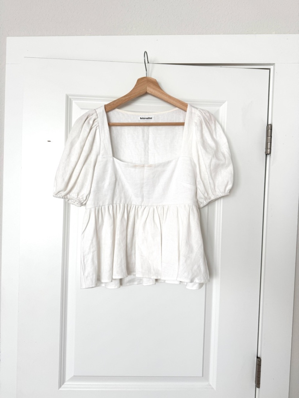Reformation Zenni Linen Top
